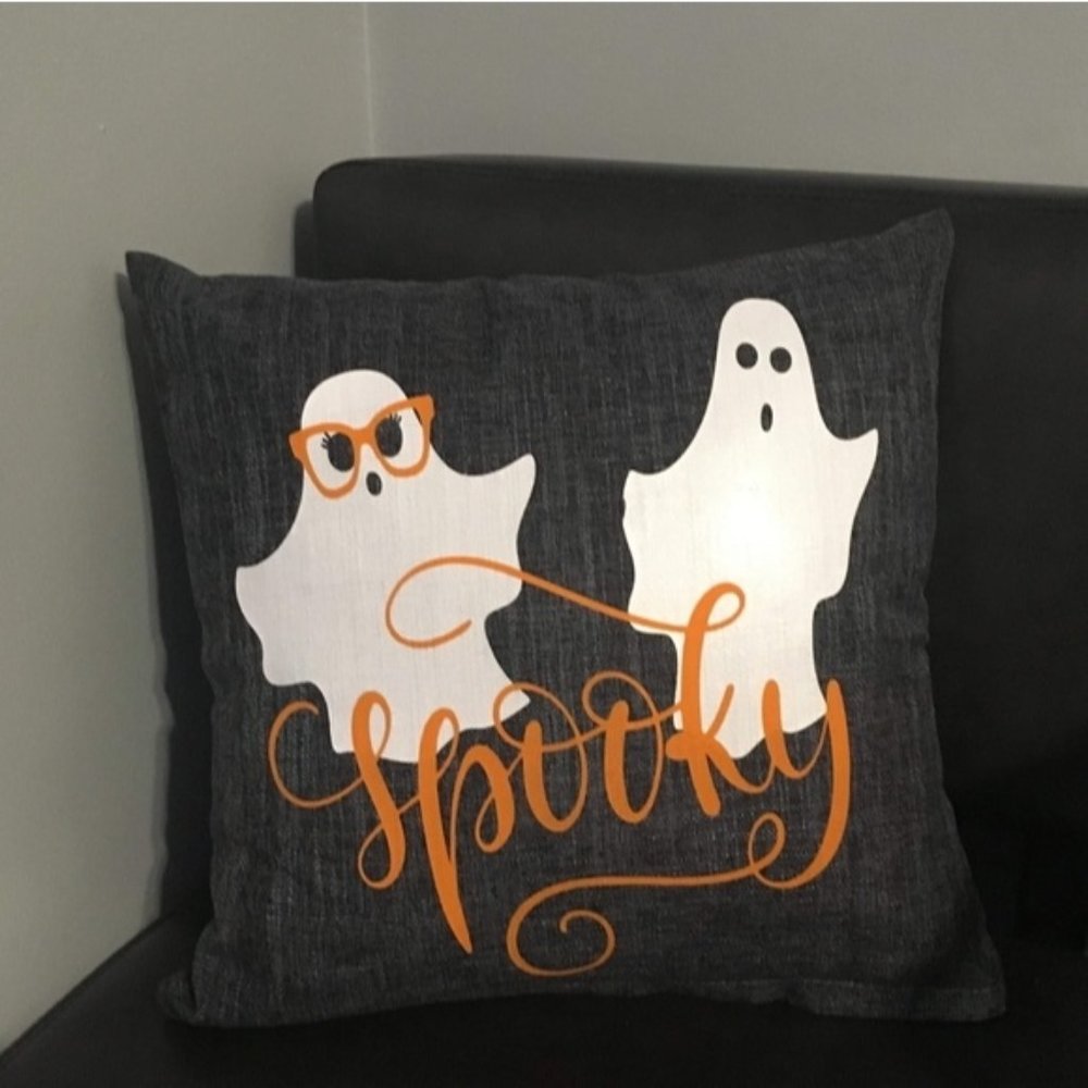 Halloween Themed Throw Pillow Case